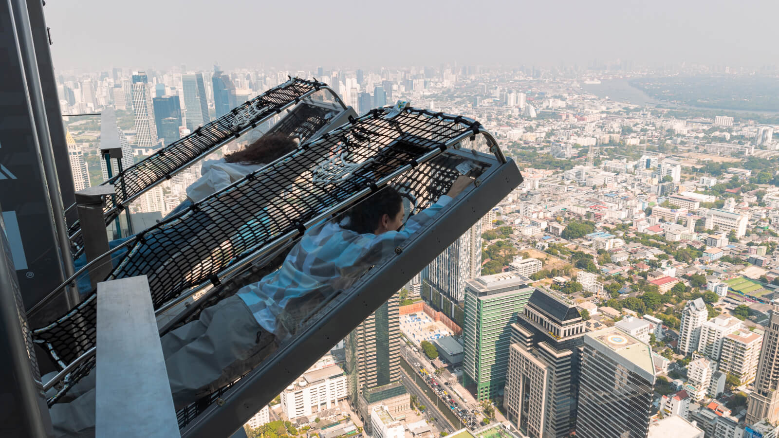 Mahanakhon Skywalk Tilt Experience