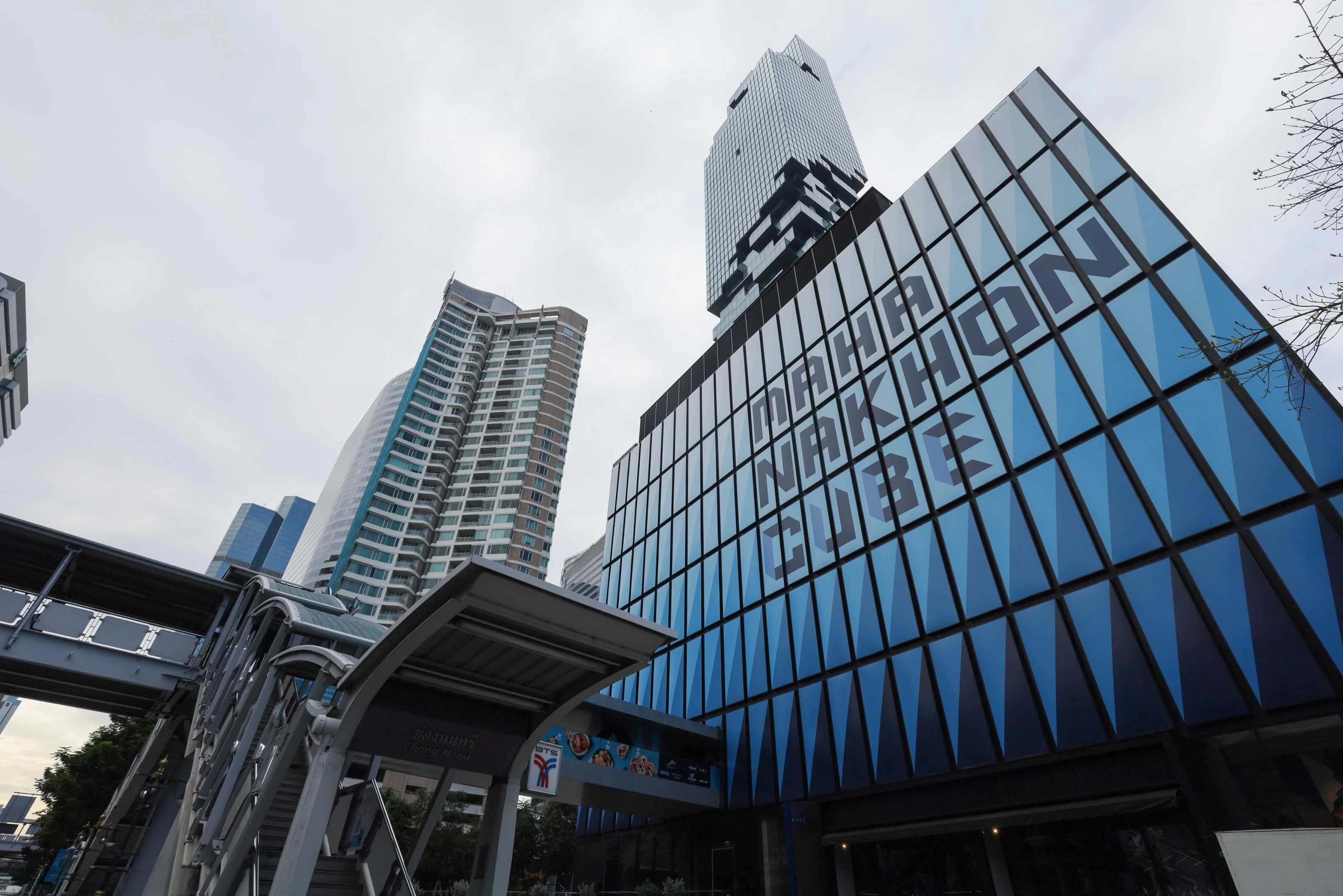Mahanakhon Cube Building in Bangkok