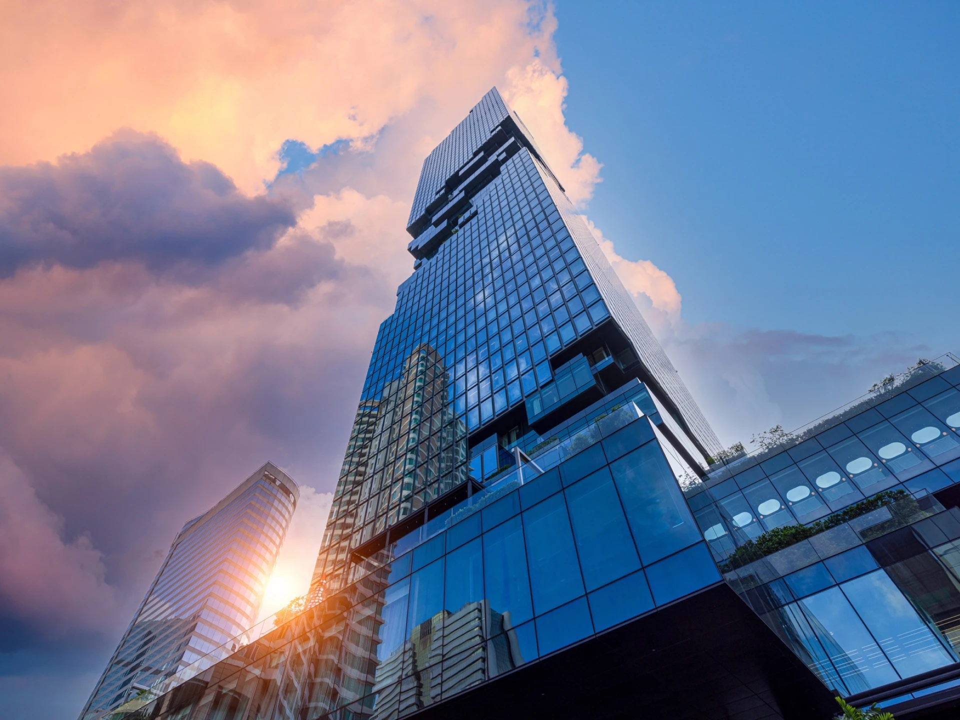 Modern Architecture of King Power Mahanakhon