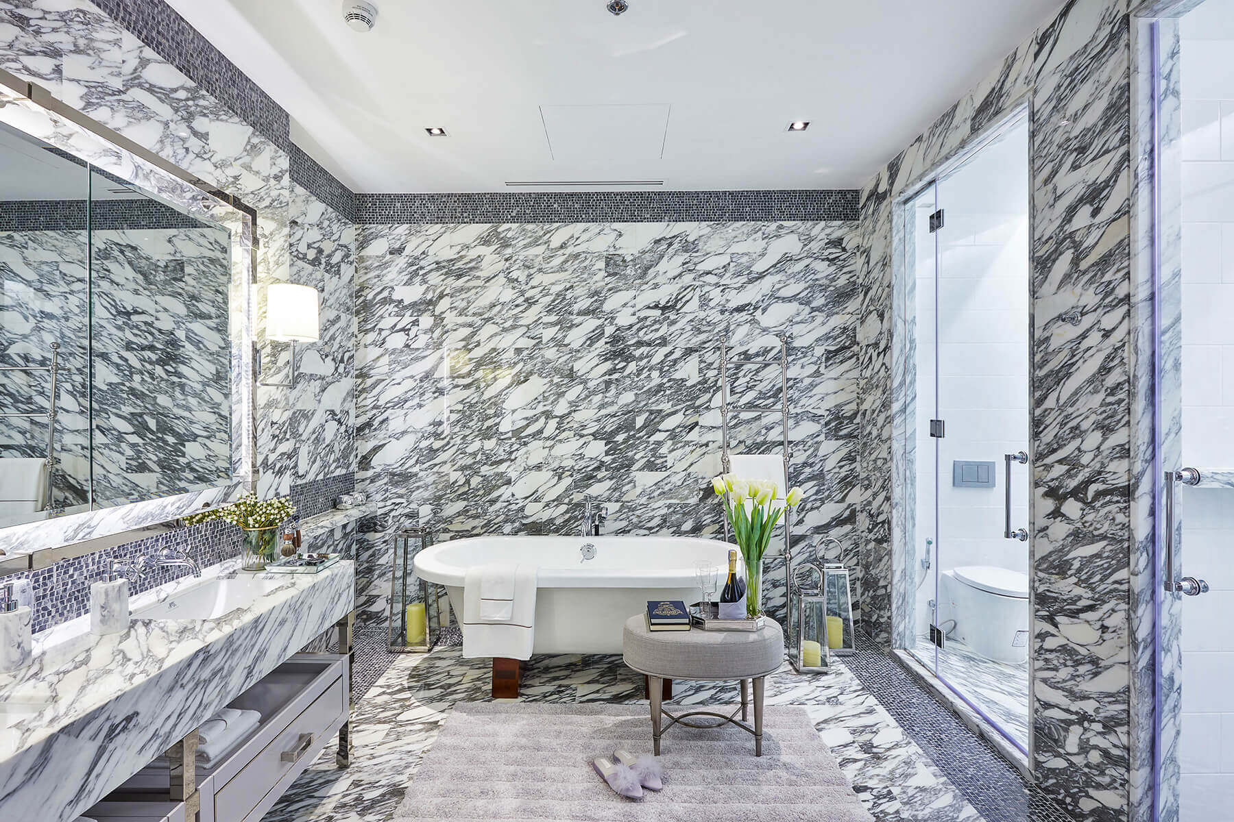 Luxury Marble Bathroom Interior