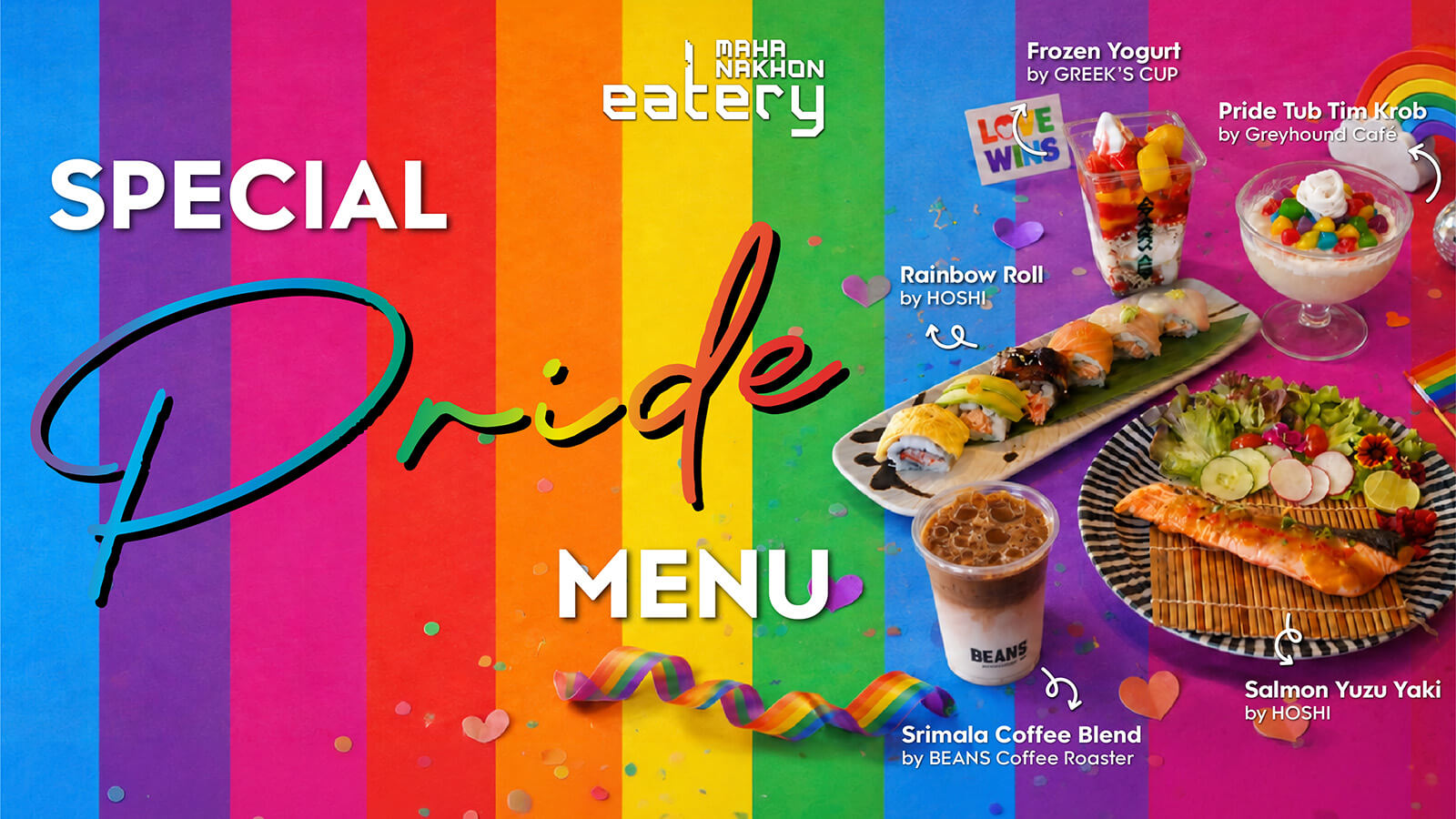 PRIDE Special Menu at Mahanakhon Eatery