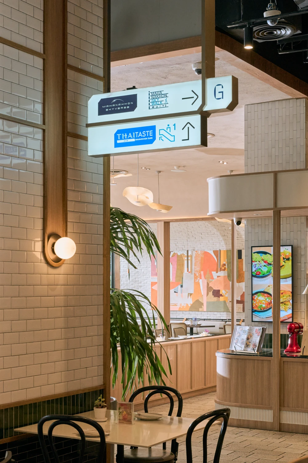 Mahanakhon Eatery Wayfinding Signage