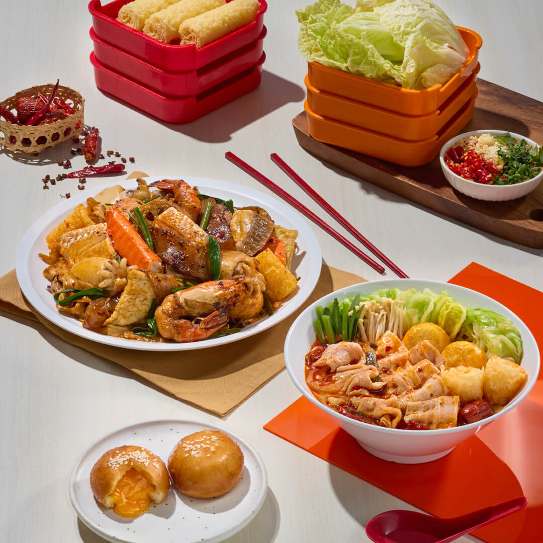 Mala Hot Pot and Seafood Noodle Feast