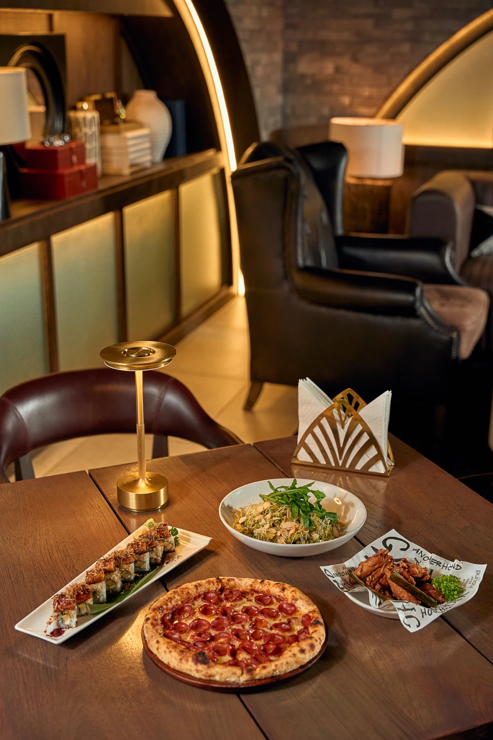 Gourmet Meal Spread at Mahanakhon Eatery