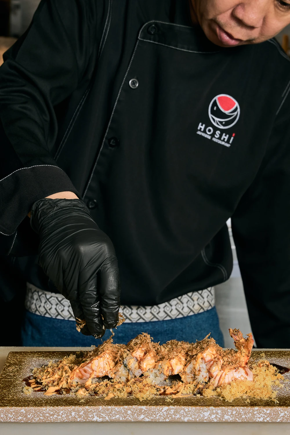 Hoshi Japanese Restaurant Chef Plating