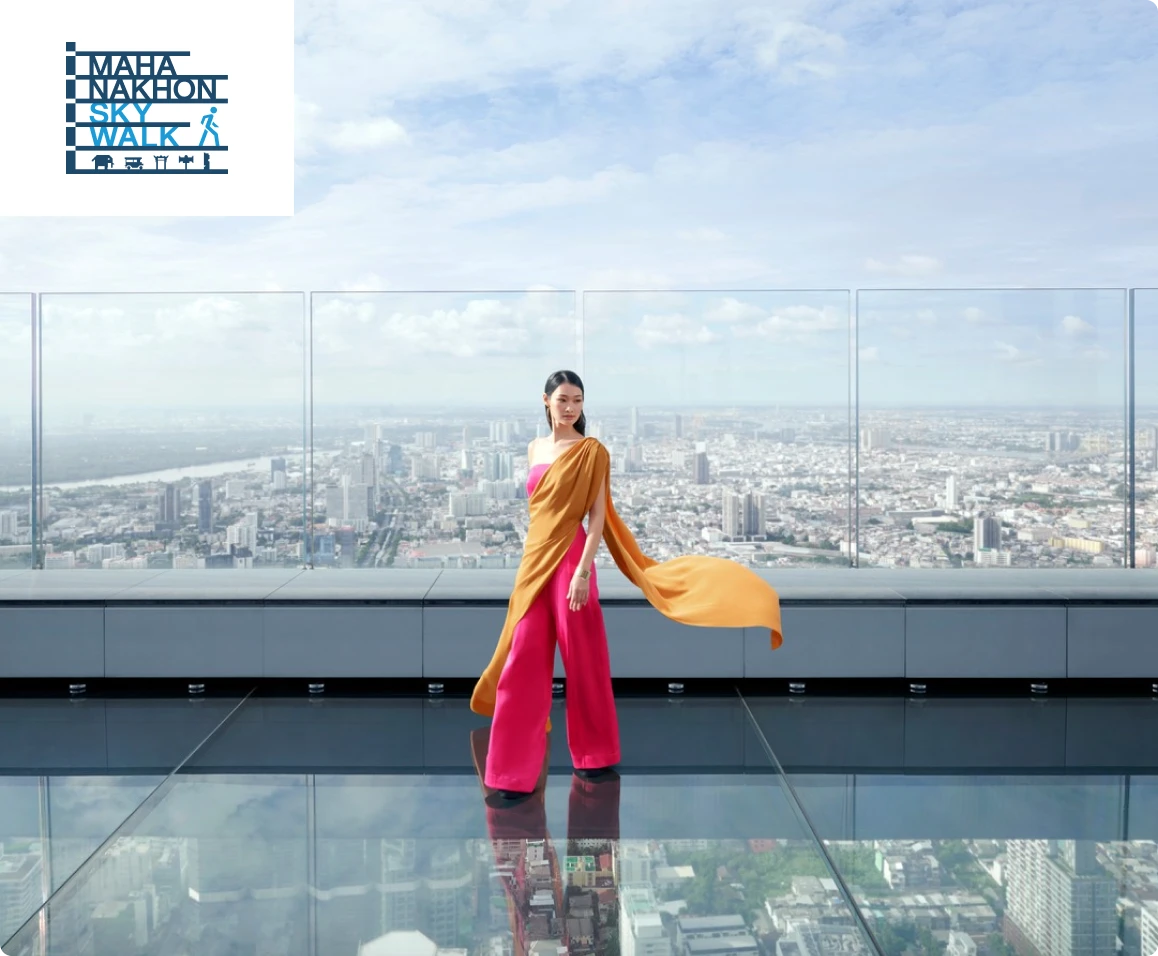 Mahanakhon Skywalk Glass Tray